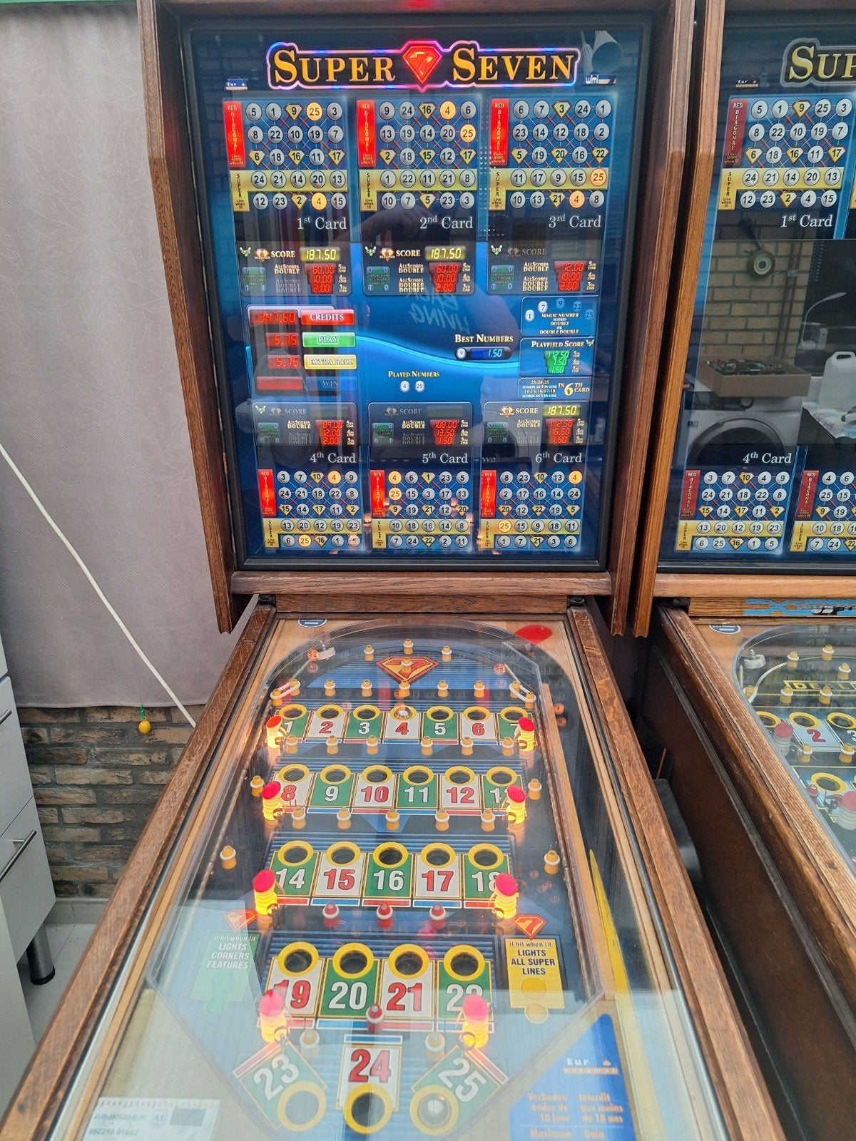 Wimi Super seven, Verzamelen, Automaten | Gokkasten en Fruitautomaten, Ophalen
