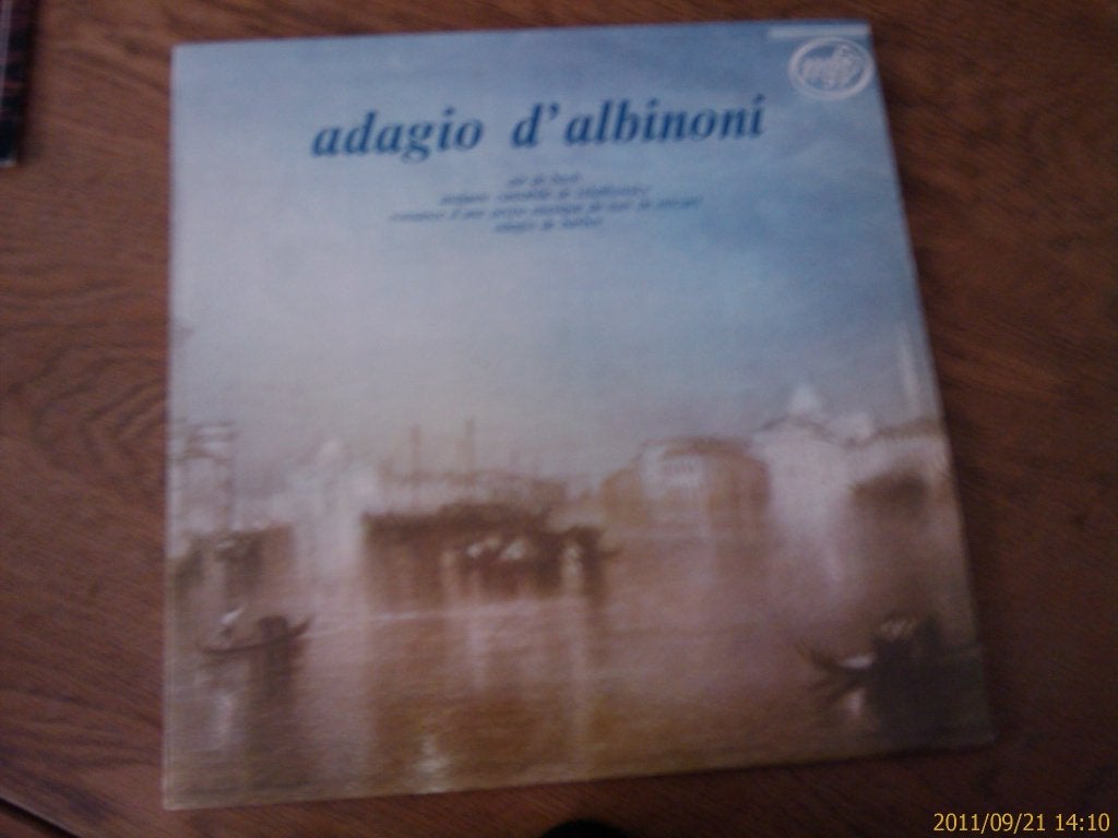Vinyle. Adagio d'Albinoni. 33 tours., Enlèvement, Comme neuf