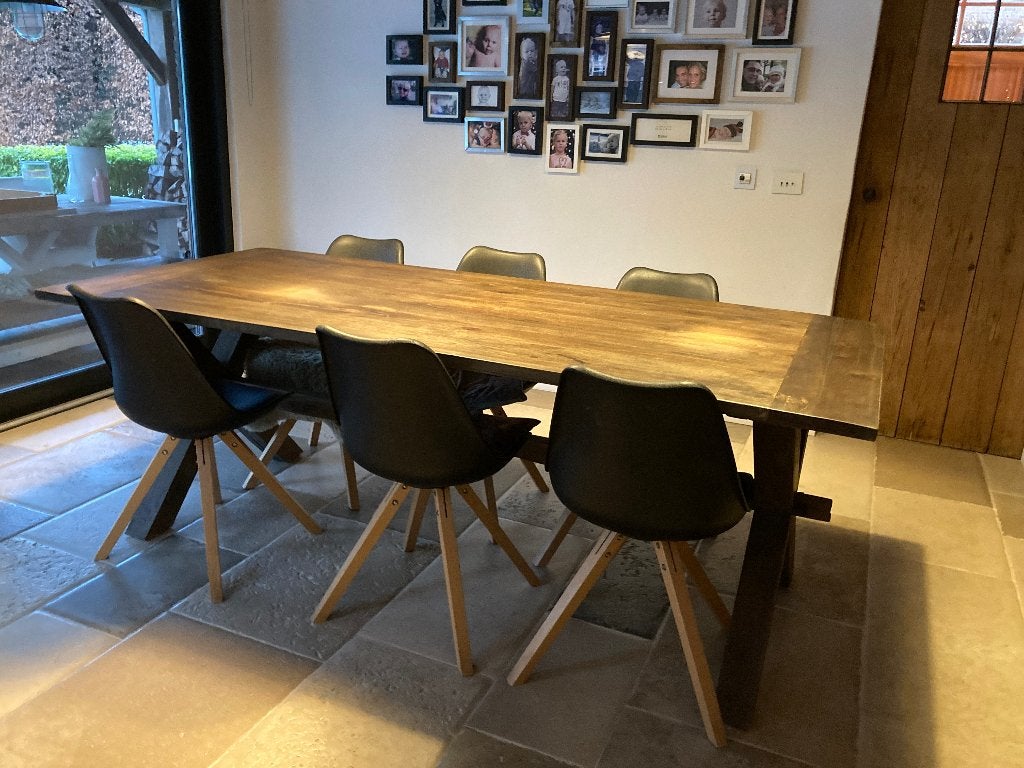 eettafel, Ophalen, Eikenhout