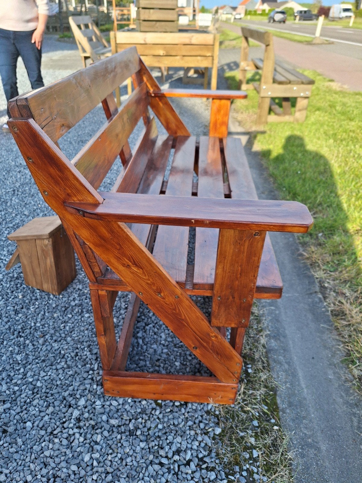banc de jardin ou de terrasse., Enlèvement