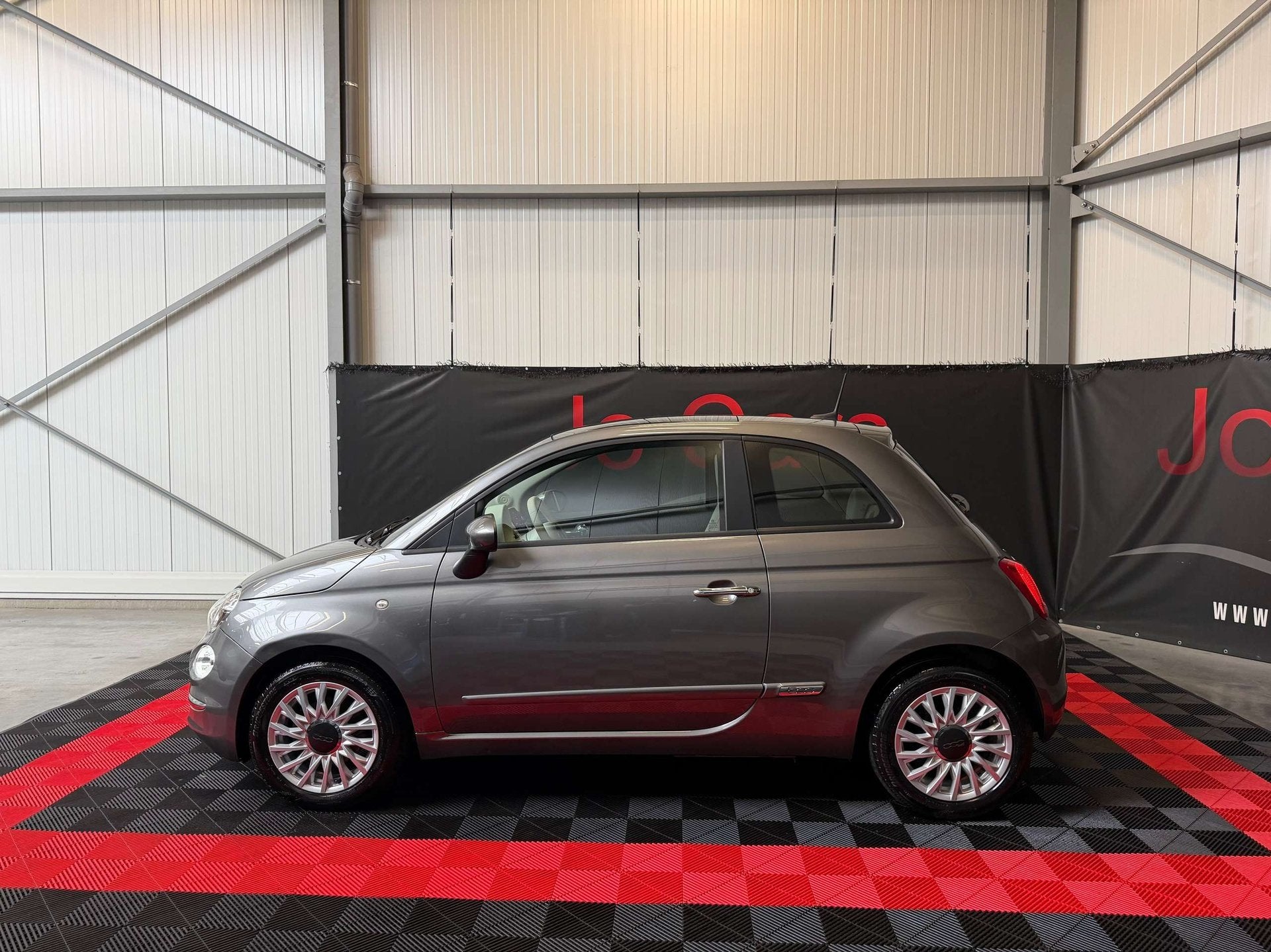 Fiat 500 1.2 Benzine/Longe/Automaat/Pano/Led/Cc/Pdc/Navi/Car, Autos, 1242 cm³, Argent ou Gris, Euro 6, Entreprise
