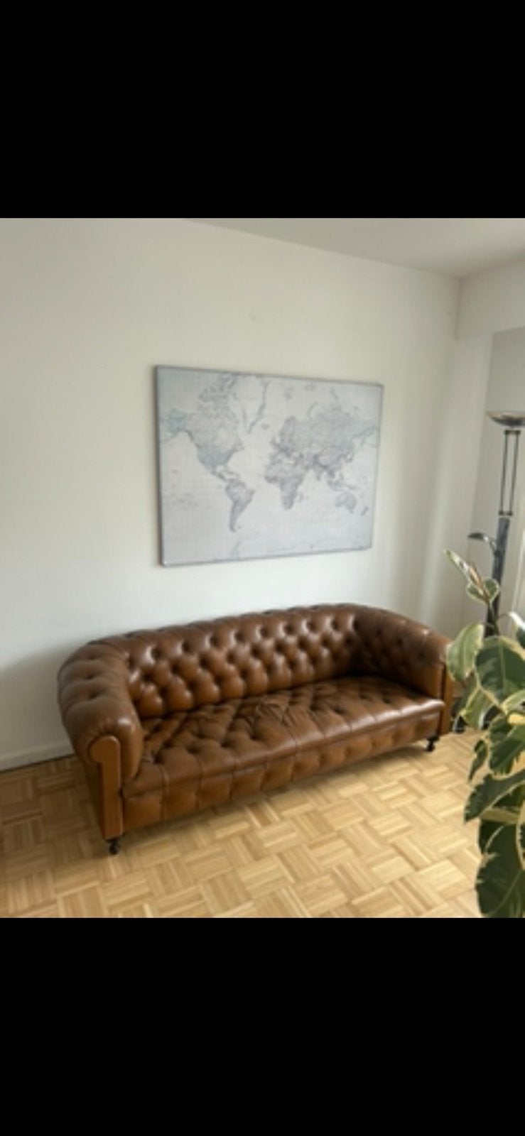 Chesterfield, Ophalen, Gebruikt, Leer
