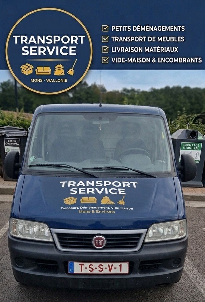 Vide-greniers et transports meubles/matériaux, Enlèvement ou Envoi