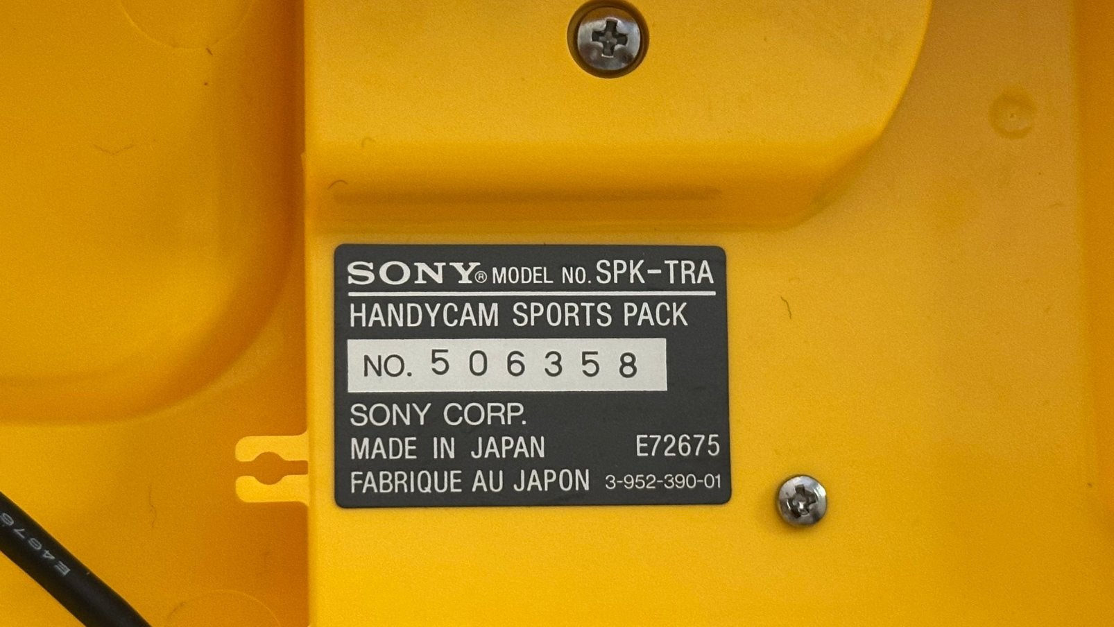 Sony SPK-TRA Handycam Sports Pack — waterdichte behuizing, Ophalen, Gebruikt