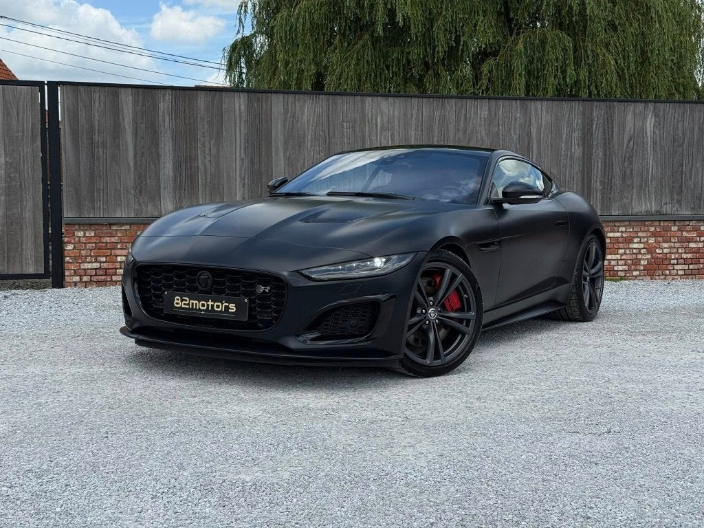 jaguar f-type R p575 AWD/svo/ppf/pano/spoiler/meridian/5.0V8, Auto's, Jaguar, Automaat, Zwart, Leder, Bedrijf