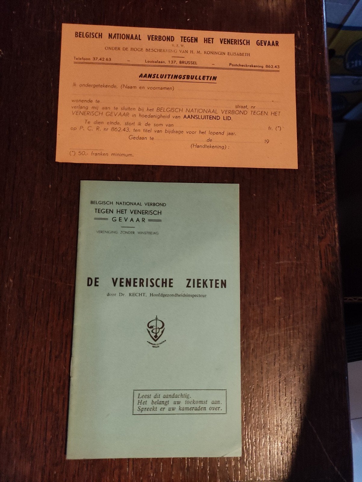 1954 : DE VENERISCHE ZIEKTEN, Antiek en Kunst, Ophalen of Verzenden