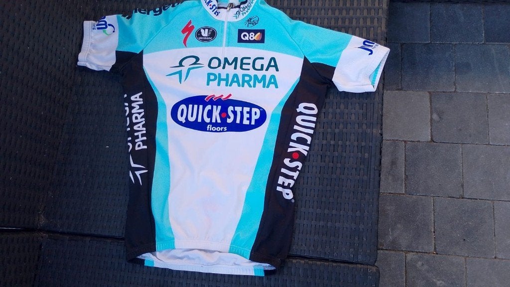 wielershirt UCI  Vermarc Omega Pharma Quick Step  maat S, Ophalen of Verzenden