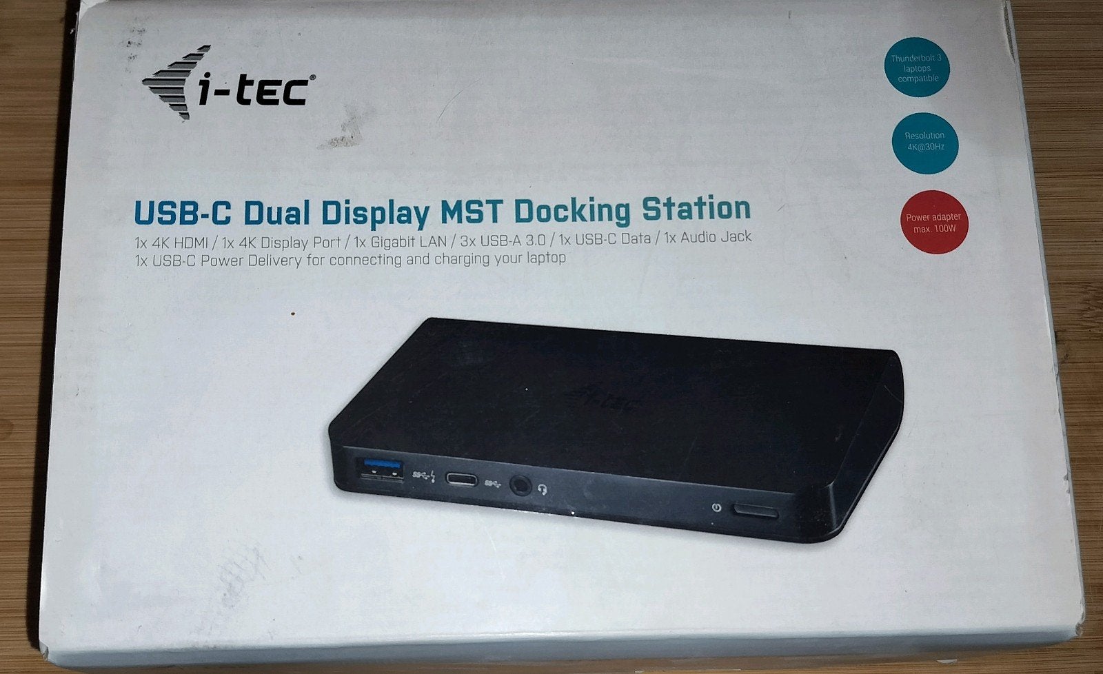 i-tec USB-C Dual Display MST Docking Station, Computers en Software, Ophalen, Docking station, I-Tec, Laptop