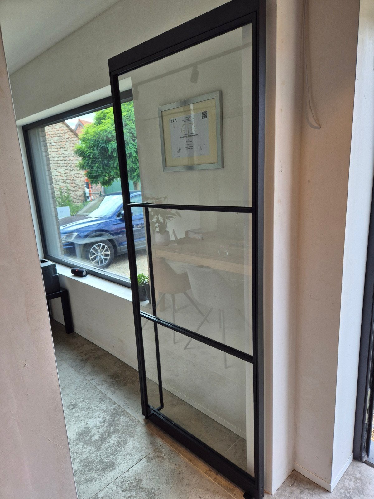 Steel door, taatsdeur, Neuf, Enlèvement ou Envoi, Verre, Porte intérieure