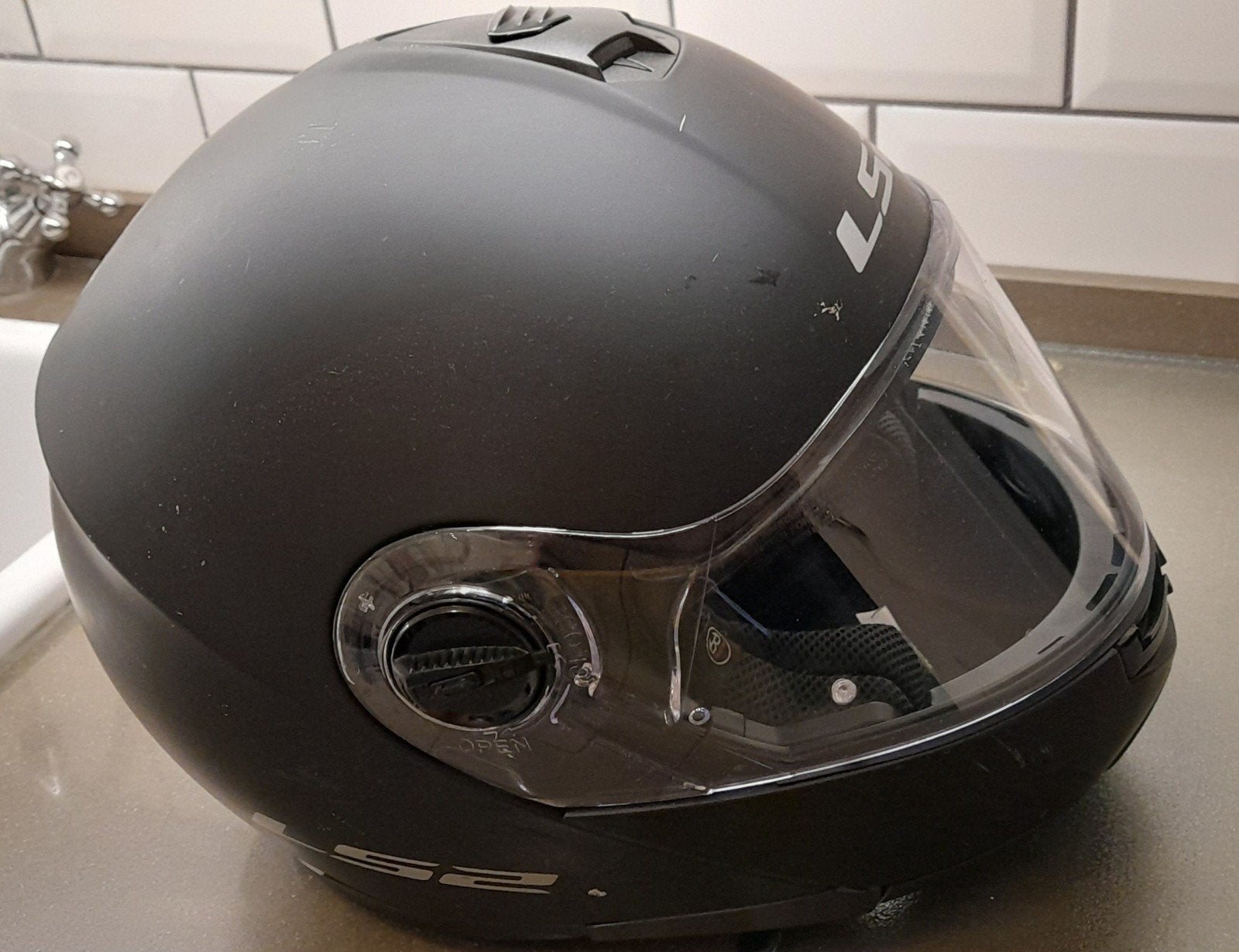 Casque System S52 XL, Motos, Vêtements | Casques de moto, Enlèvement, XL, Casque système