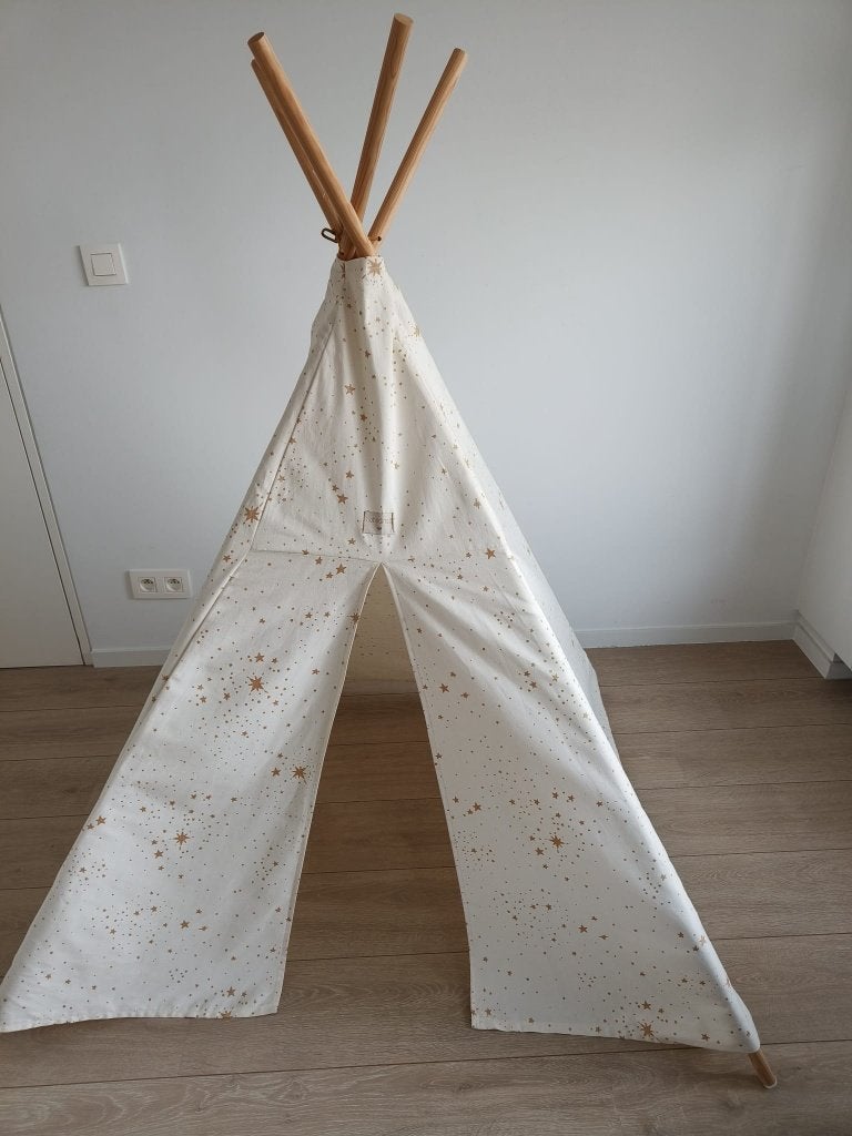 Tipi tent - Nobodinoz Phoenix tipi - Gold Stella / Natural, Ophalen, Nieuw