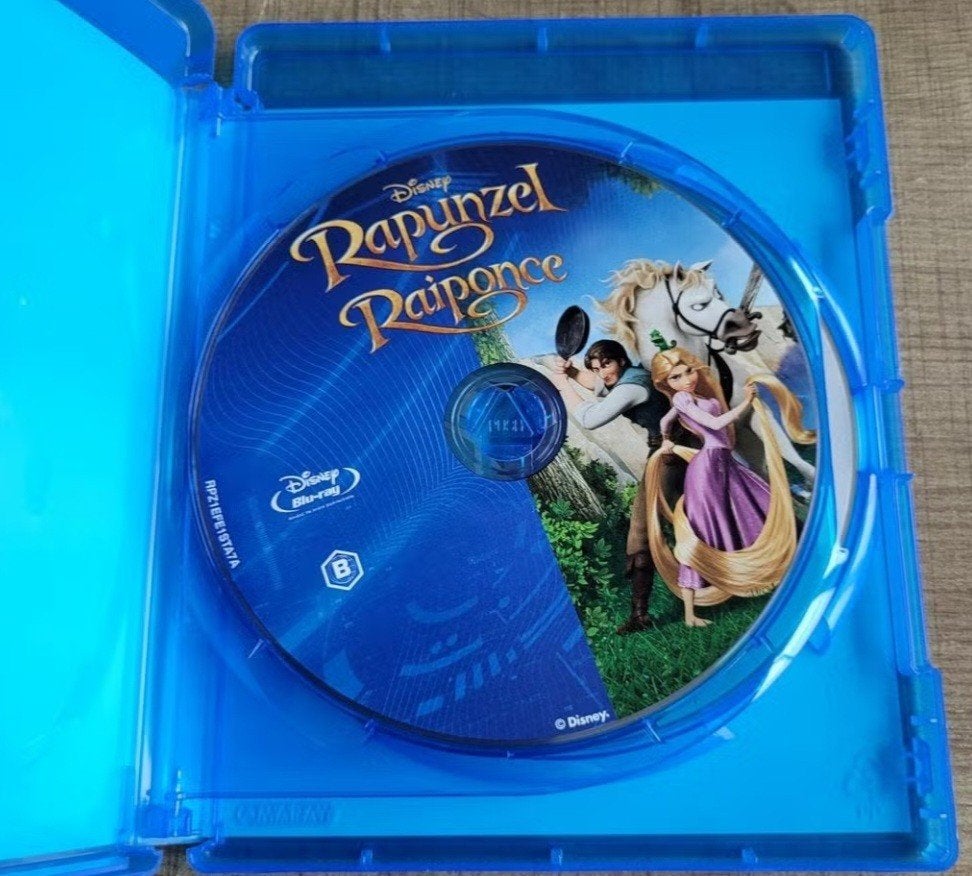 Blu-Ray disc + DVD: Rapunzel (Disney), Inclusief DVD, Film, Nederlands, Ophalen of Verzenden