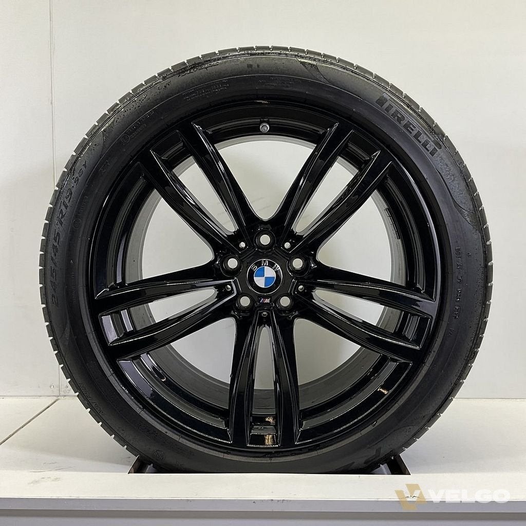 BMW 5 SERIE G30 G31 SET VELGEN + ZOMERBANDEN 19 INCH ORIG. 6, 19 inch, -, -, Banden en Velgen
