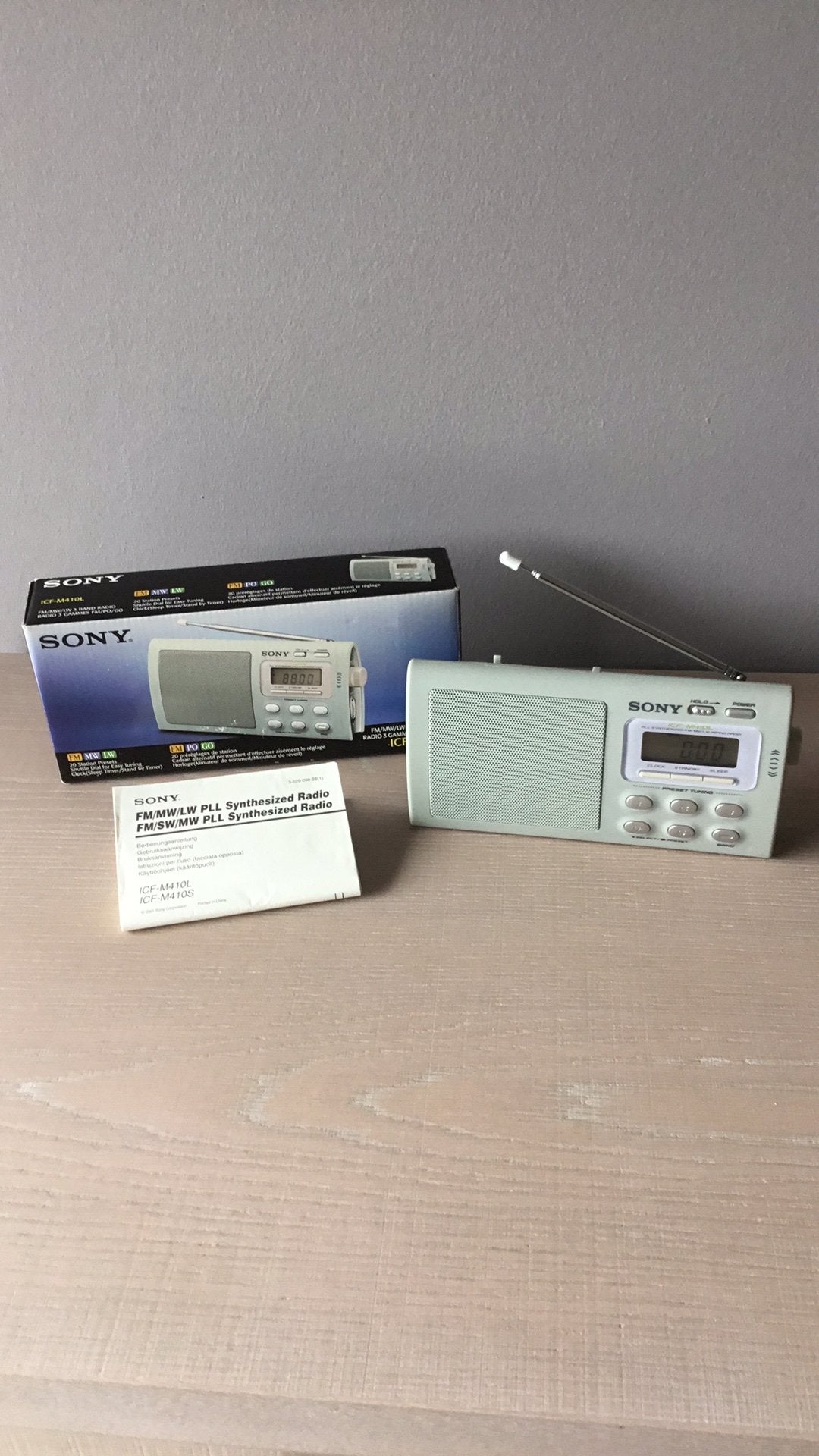Sony draagbare radio, Enlèvement, Comme neuf, Radio