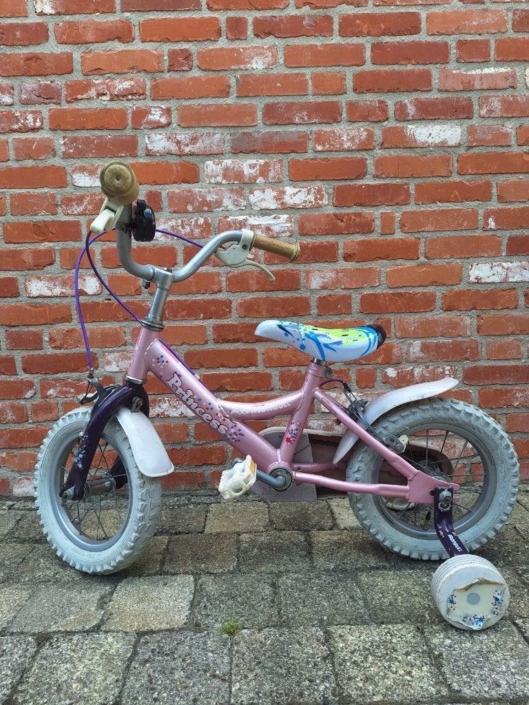 Meisjesfiets 12 inch, Ophalen, Gebruikt, 14 inch of minder