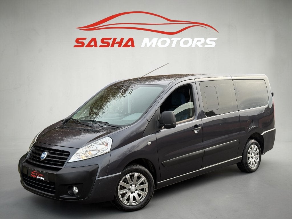 Fiat Scudo Dubbele-Cabine 2.0 JTD | Airco | 5-Zitplaatsen, Voorwielaandrijving, Stof, Zwart, Bedrijf