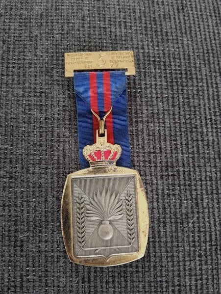 Medaille de marche., Collections, Enlèvement ou Envoi, Gendarmerie, Ruban, Médaille ou Ailes