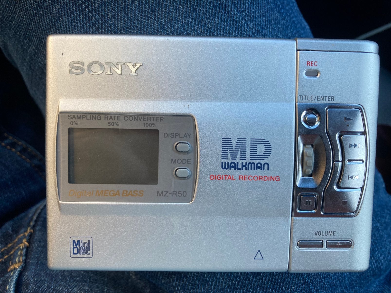 Mini disc sony mz r 50, Audio, Tv en Foto, Walkmans, Discmans en Minidiscspelers, Ophalen of Verzenden
