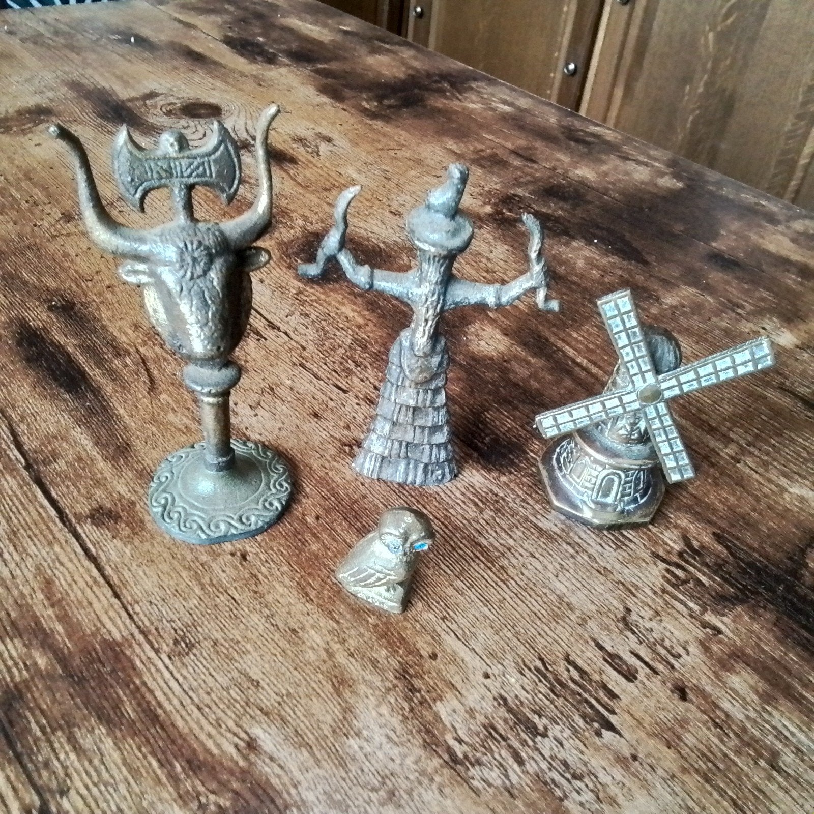 brons of messing beeldjes, Antiek en Kunst, Ophalen of Verzenden, Brons