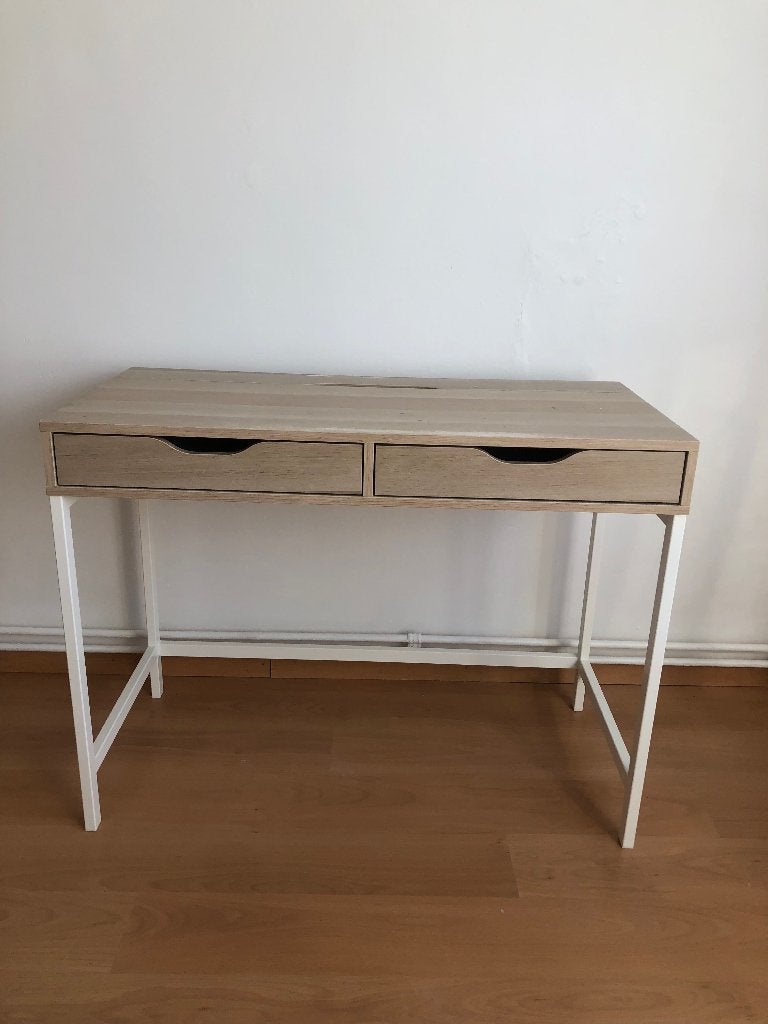 Tafel & bureau, Huis en Inrichting, Bureaus, Ophalen, Gebruikt, Beige, Computerbureau
