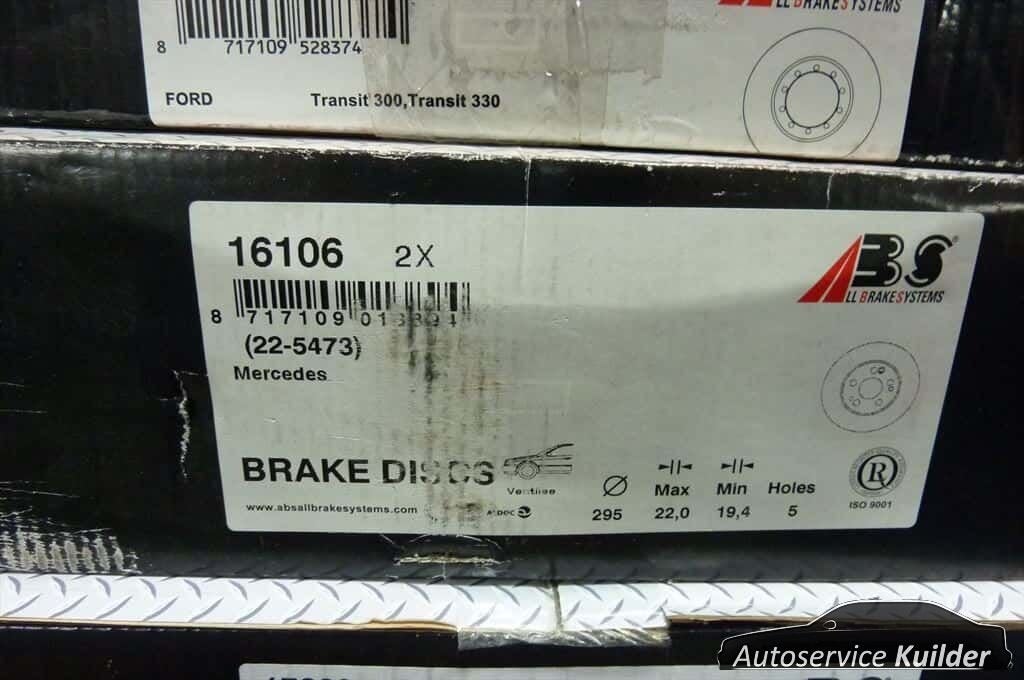 Remschijven voorzijde Mercedes W124 S124 c124 r124 Nieuw, -, Nieuw, Ophalen of Verzenden, -