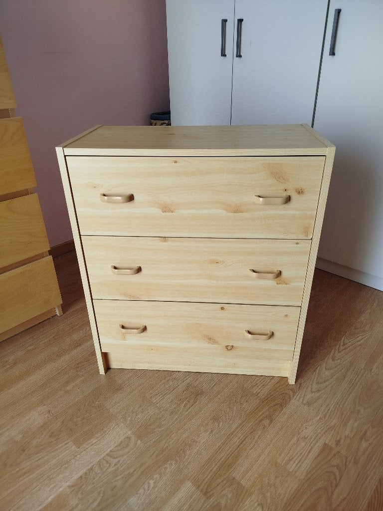 Commode 3 tiroirs, Maison & Meubles, Armoires | Commodes, 3 ou 4 tiroirs, 25 à 50 cm, Moins de 100 cm, Enlèvement