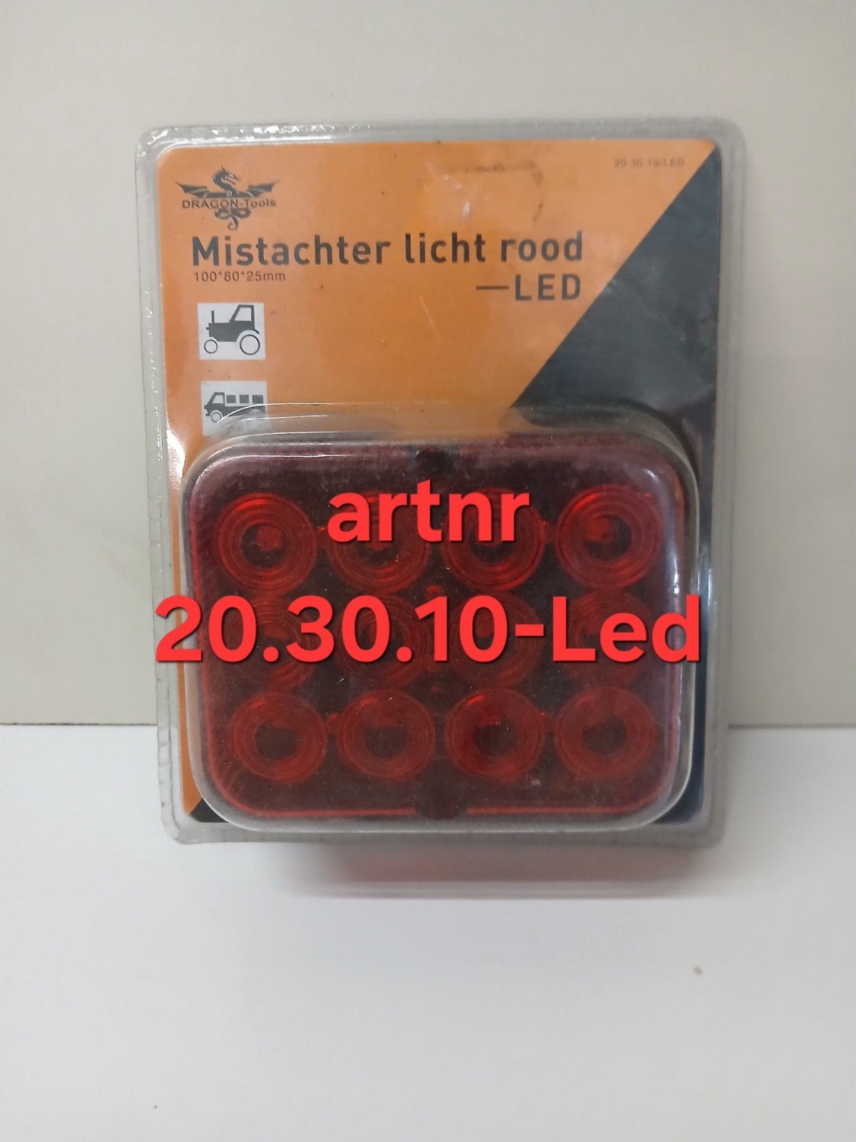 Aanhangwagen verlichting verschillende type's, Ophalen