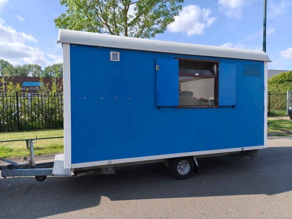schaftwagen, bouwkeet, schaftkeet, snelverkeer, bj. 2007, Doe-het-zelf en Bouw, Ophalen, Gebruikt