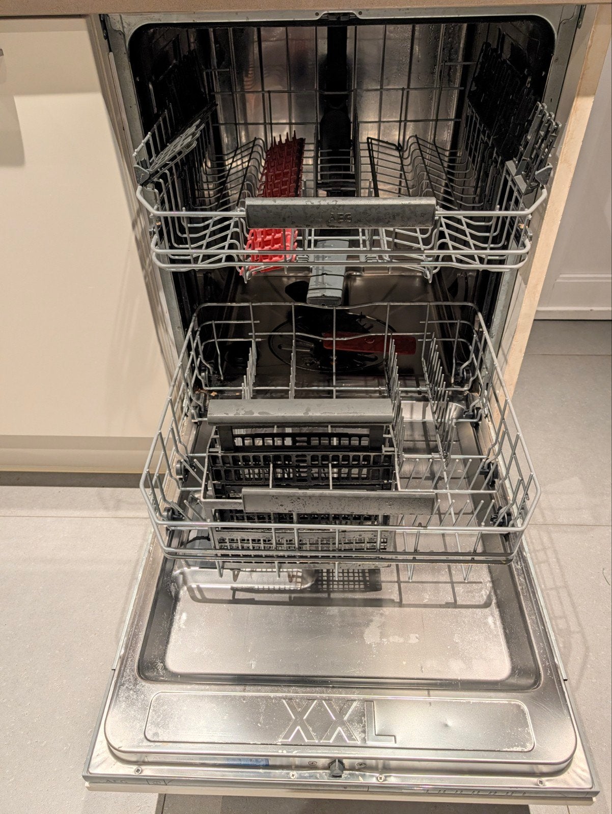 Lave-vaisselle tout intégrable AEG FSE51600P XXL 60 cm, Electroménager, Enlèvement, Comme neuf, Encastré
