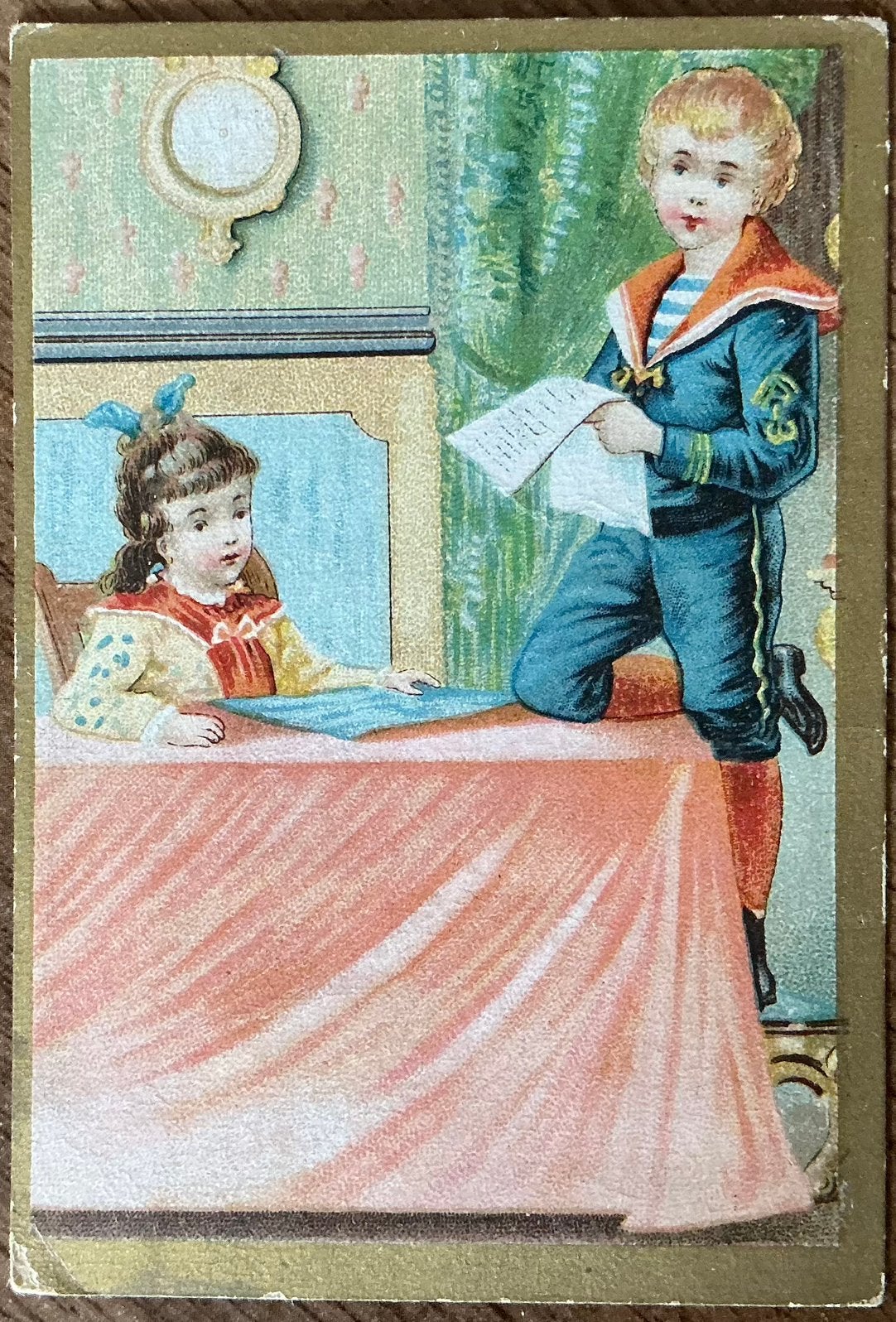 Ancienne carte publicitaire PASTA, Enlèvement ou Envoi, Utilisé, Autres types