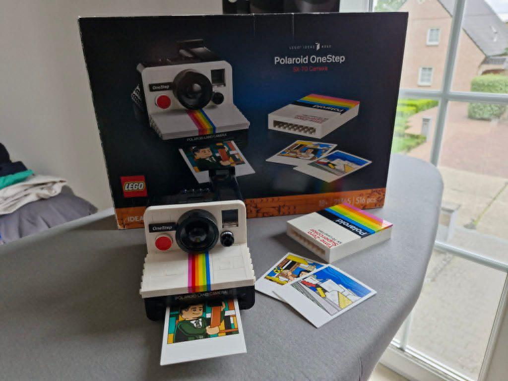 Lego Ideas set 21345, Polaroid OneStep SX-70 camera, gebouwd, Kinderen en Baby's, Speelgoed | Duplo en Lego, Gebruikt, Lego, Ophalen of Verzenden