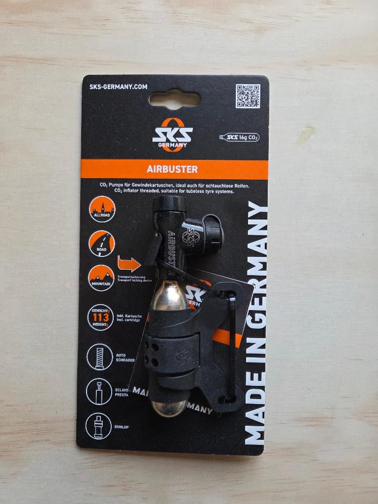sks AIRBUSTER co2 PATROON +pomp, Ophalen of Verzenden, Nieuw