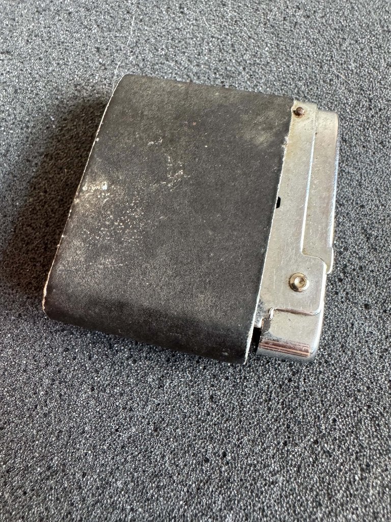 Briquet vintage Silver Match noir, Collections, Enlèvement ou Envoi, Comme neuf, Briquet