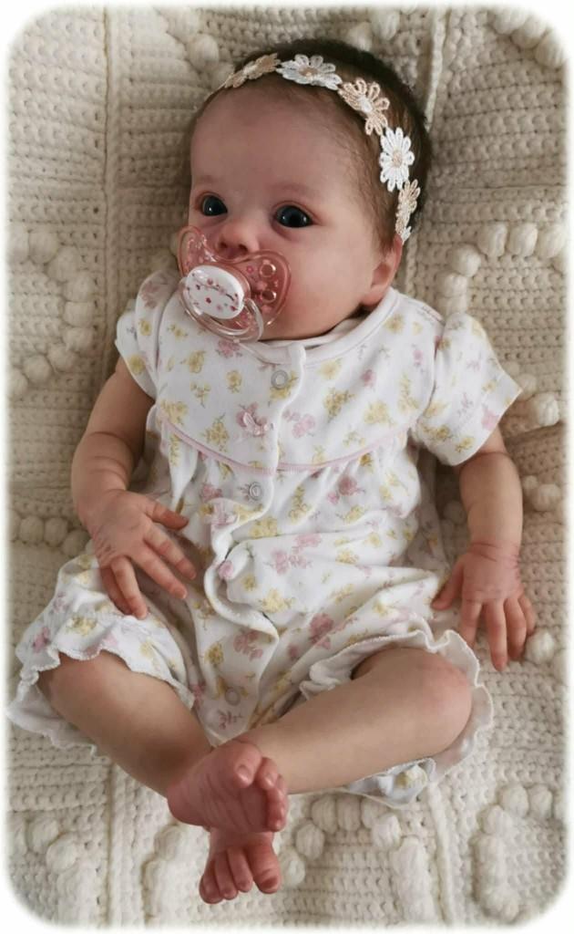 Reborn baby Primrose, Verzamelen, Poppen, Ophalen of Verzenden, Nieuw, Babypop, Levensecht of Reborn