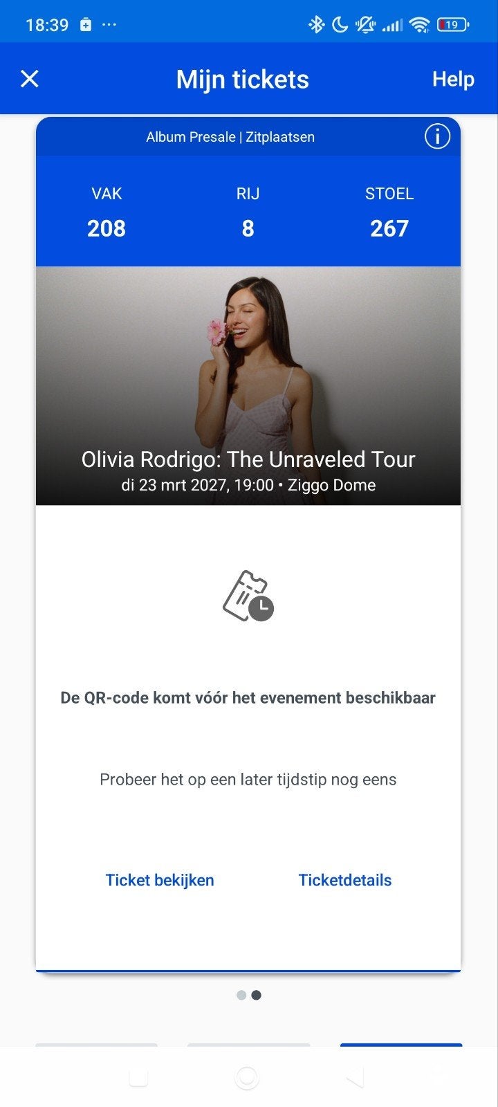 Olivia Rodrigo | 23 Maart | Zitplaatsen Samen | Amsterdam, Tickets en Kaartjes, Concerten | Pop, Twee personen, Maart