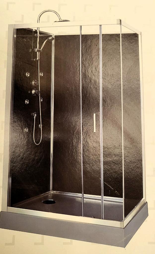 Complete douchecabine 120x80 cm — NIEUW in doos — 220€, Ophalen, Nieuw, Met douche