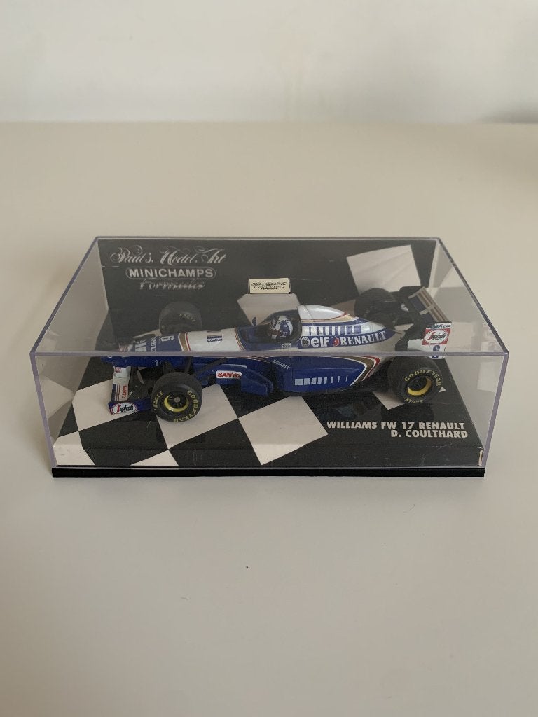 Minichamps 1:43 David Coulthard - Williams Renault FW17 1995, Ophalen of Verzenden, Zo goed als nieuw, Auto, MiniChamps