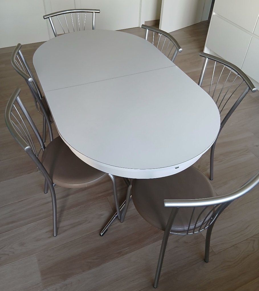 keukentafel met 6 stoelen, Enlèvement, Utilisé