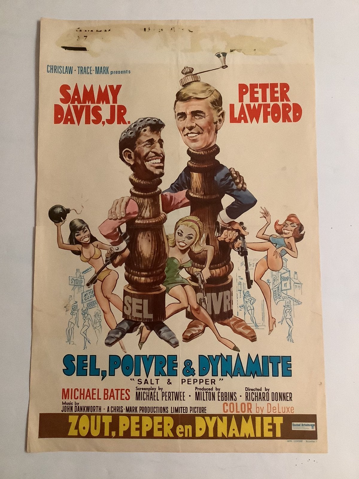 PEPPER & SALT   Filmposter   36-54 cm   Used, Ophalen of Verzenden, Zo goed als nieuw