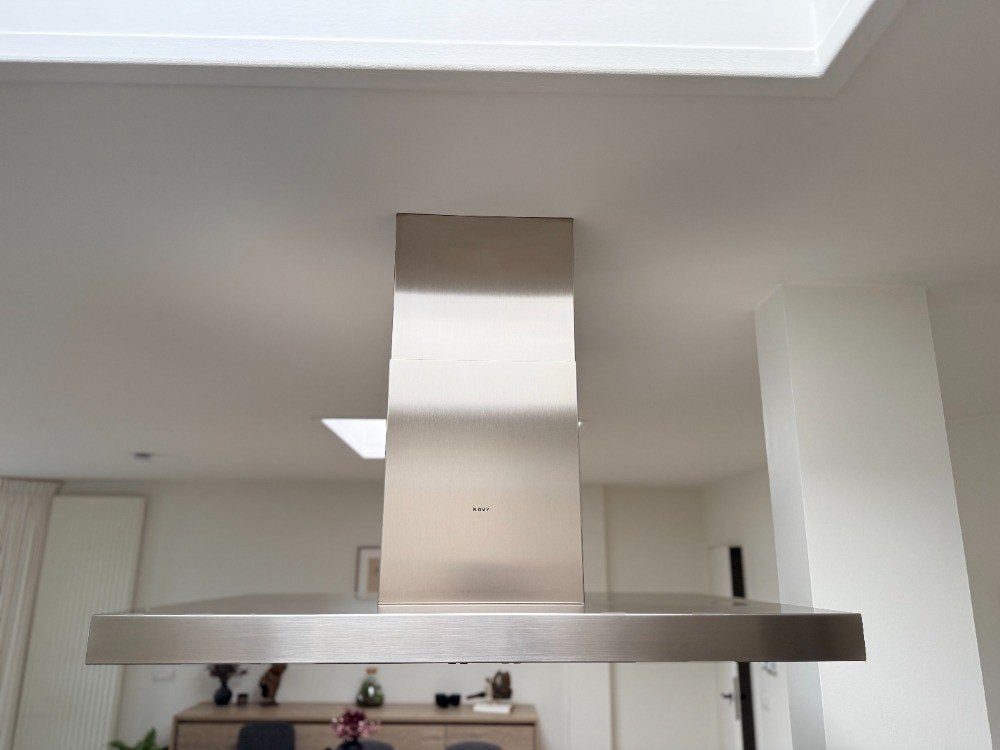 Novy eilanddampkap 100 cm inox – 1080 m³/u – perfecte staat, Ophalen, 800 m³ per uur of meer, Zo goed als nieuw, Eilandschouwkap