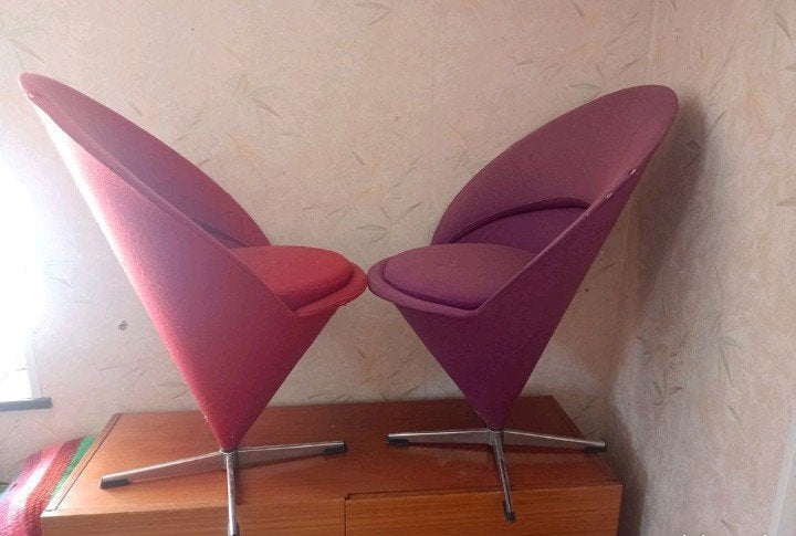 Panton cone chair vintage années 60, Ophalen