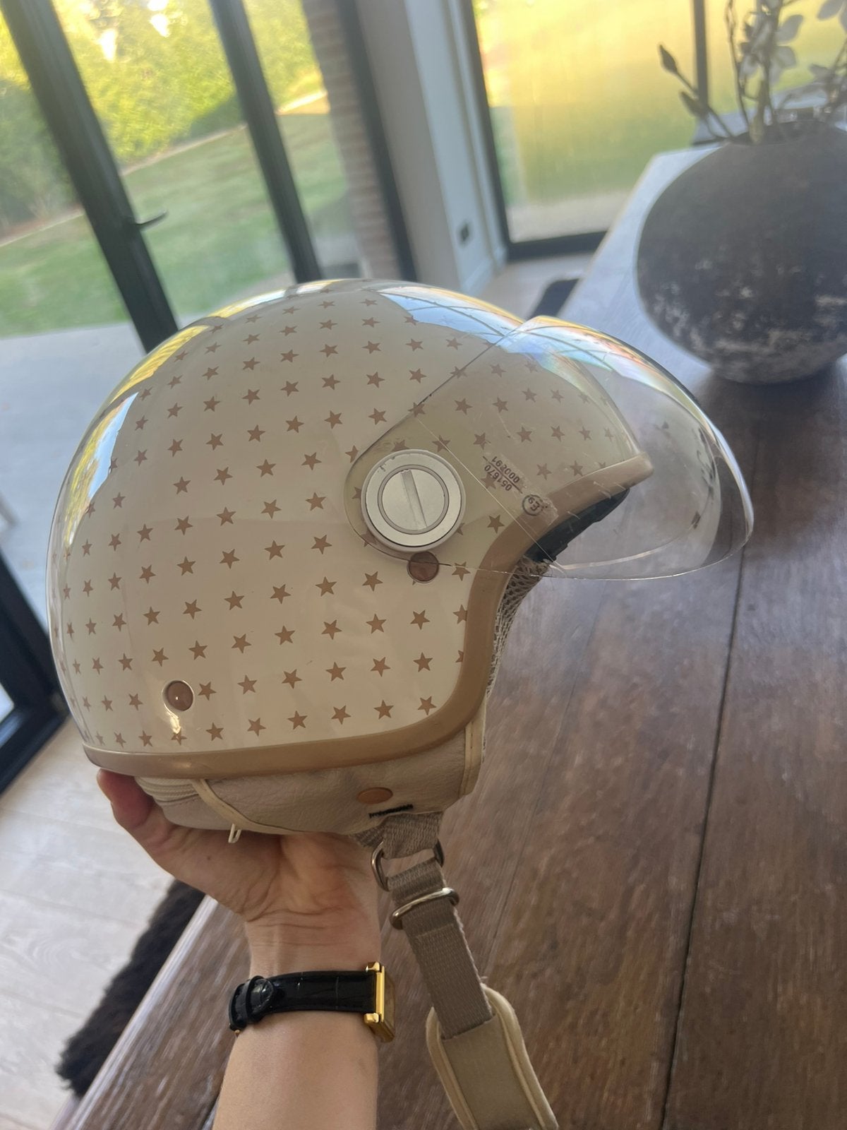 Helm vespa - maat xs (valt als S), Ophalen, Zo goed als nieuw