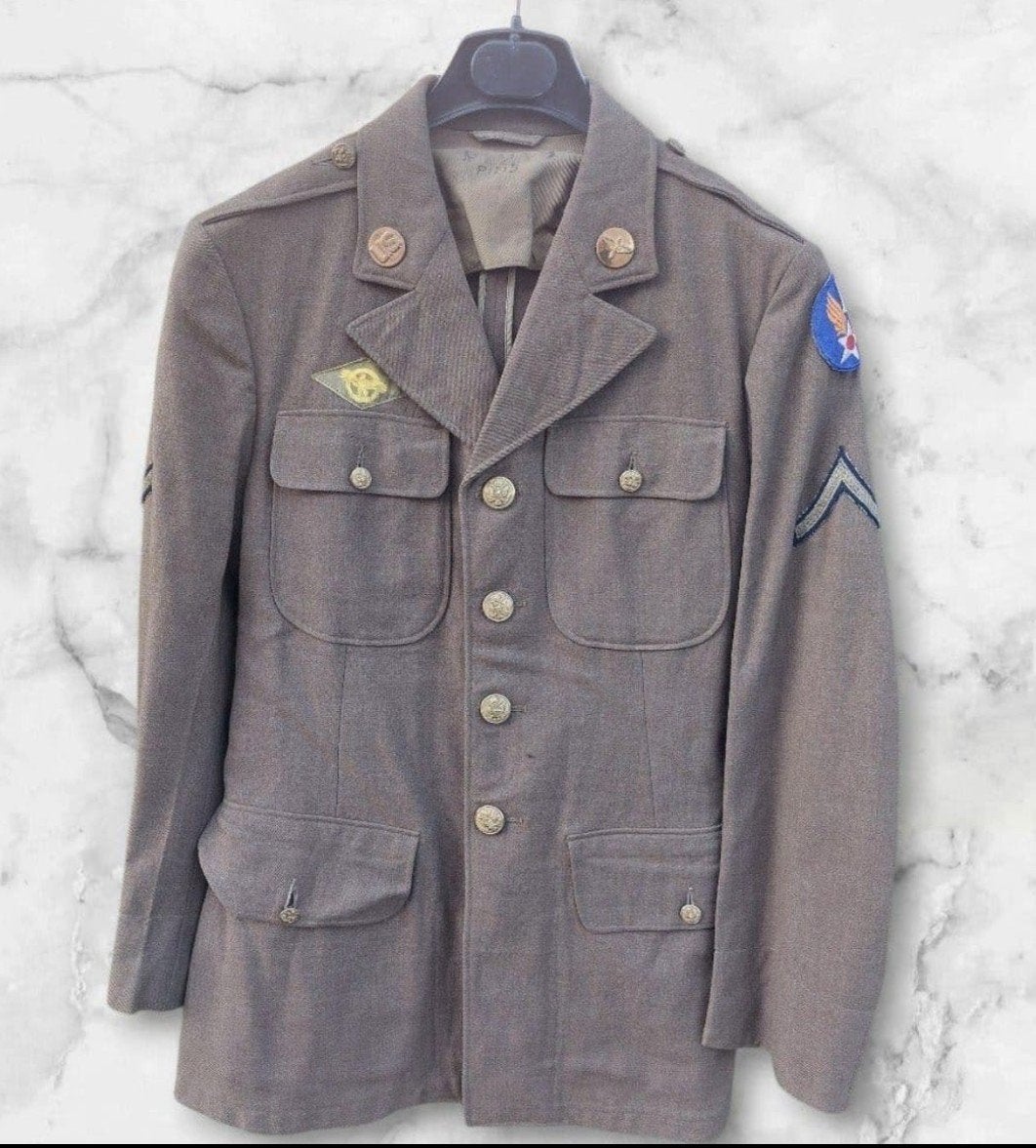Veste d'uniforme de service WO2 de classe A de l'USAAF, Enlèvement ou Envoi