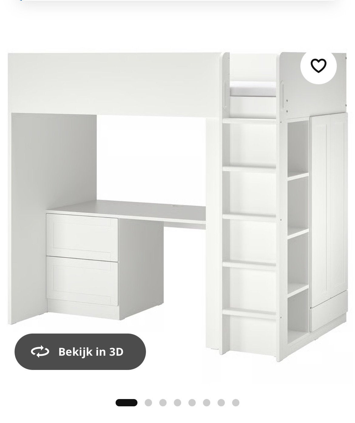 Lit superposé Ikea avec bureau/armoire, Enlèvement, Comme neuf, Lits superposés