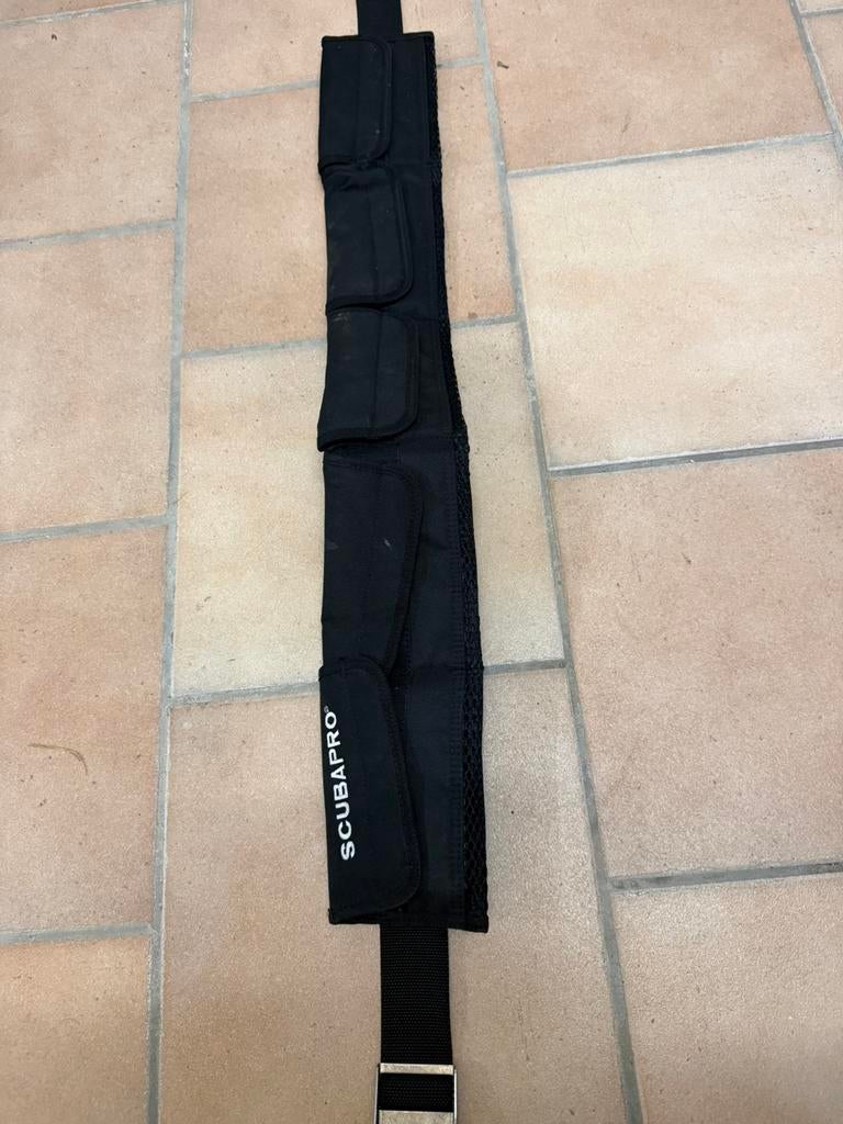Ceinture Scubapro 5 sacoches pour plomb, Ophalen of Verzenden, Zo goed als nieuw