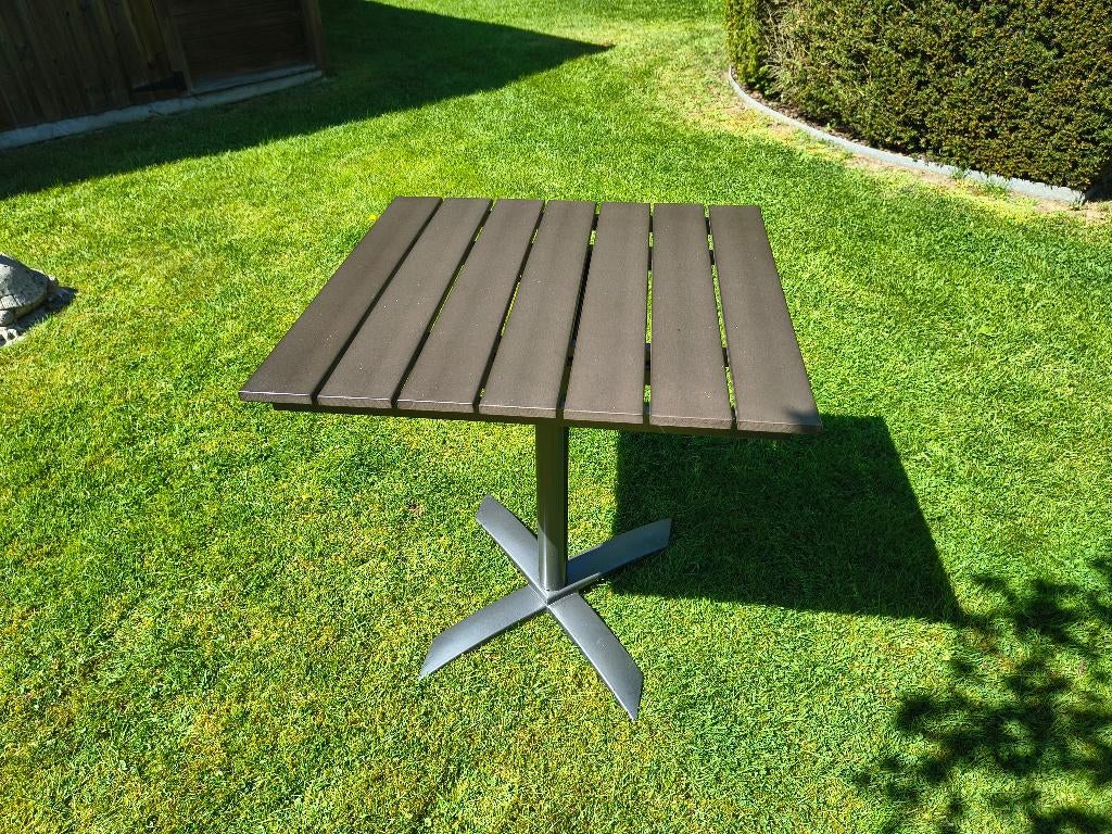 Inklapbare tuintafel, Ophalen, Zo goed als nieuw, Vierkant