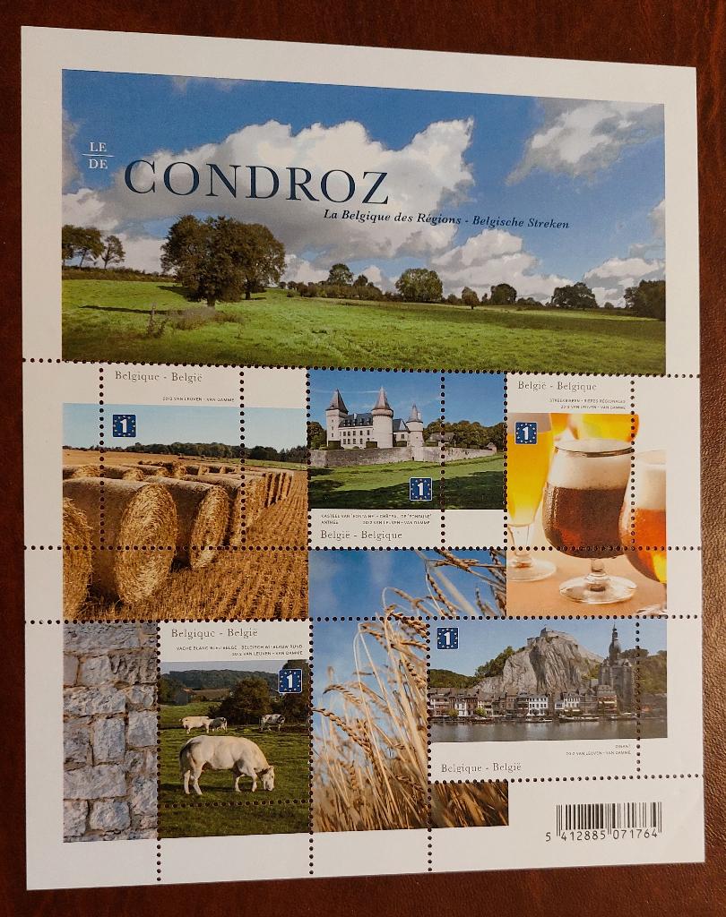 België: De Condroz - BL202, Orginele gom, Ophalen of Verzenden, Zonder stempel, Postfris
