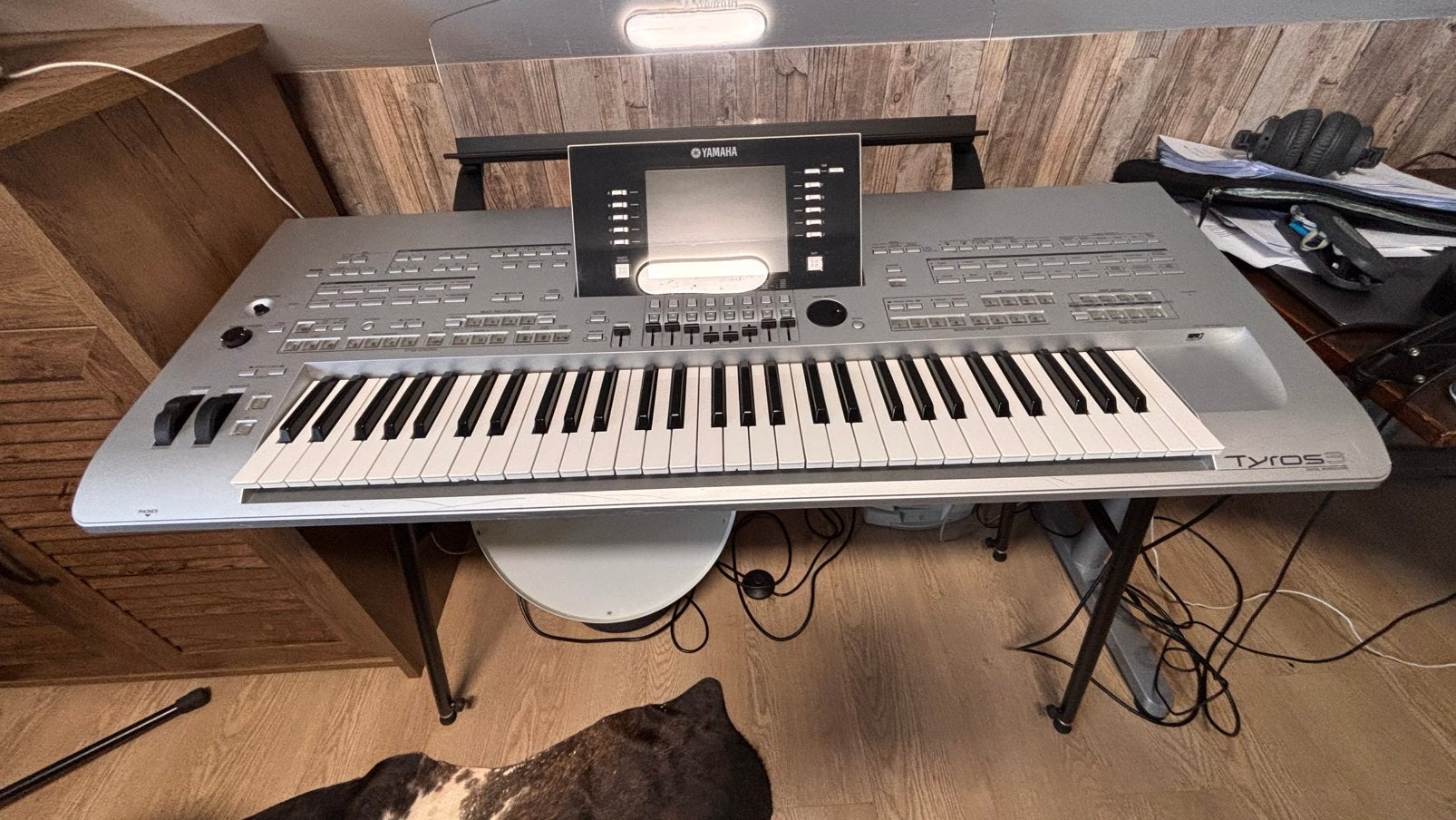 Yamaha Tyros 3 + extra’s, Muziek en Instrumenten, Ophalen, 61 toetsen, Gebruikt, Midi-aansluiting