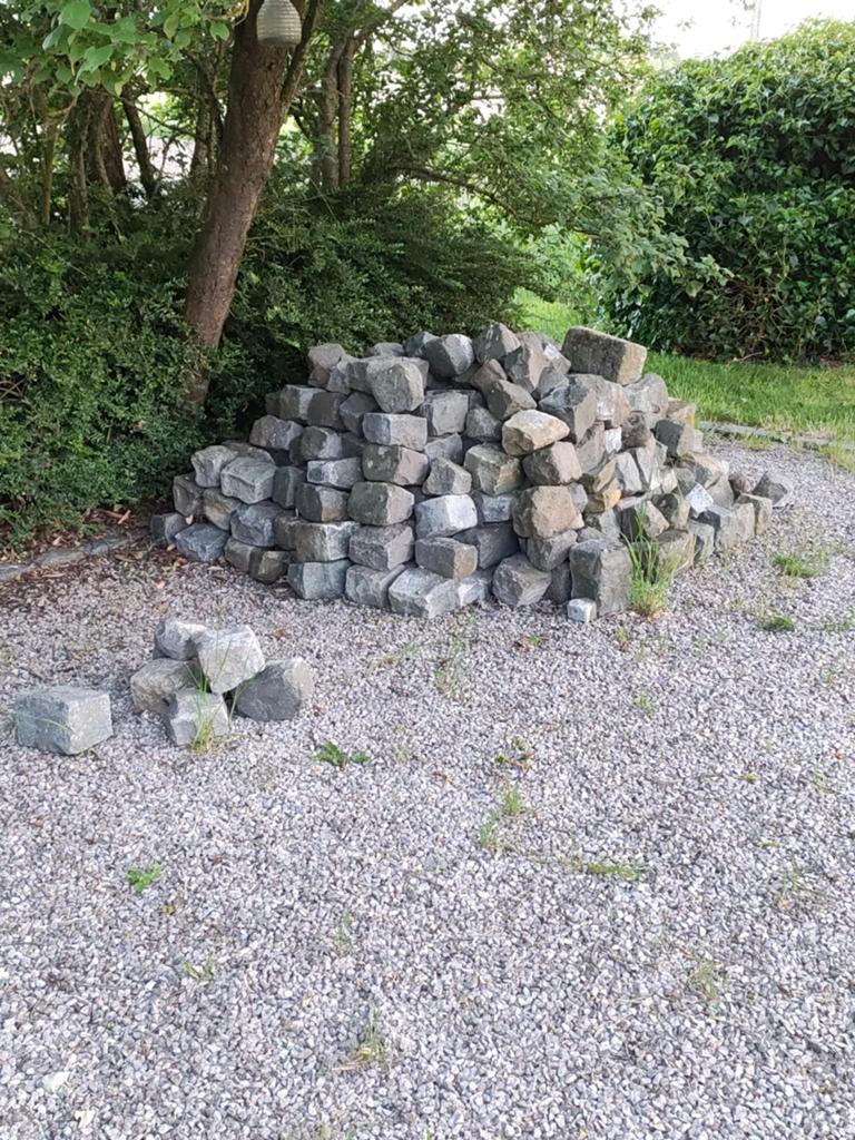 berg kasseien gratis, Tuin en Terras, Grind, Keien en Split, Ophalen