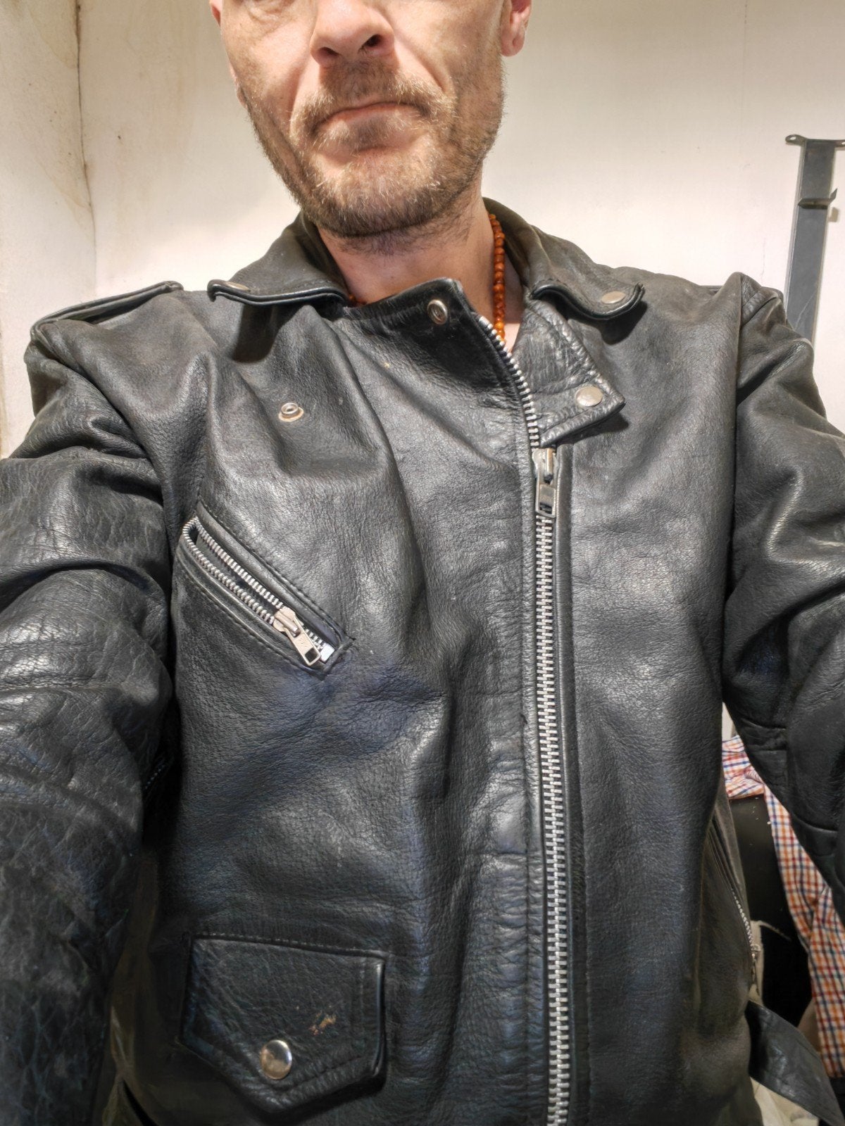 veste en cuir xl, Enlèvement ou Envoi, Seconde main, Femmes, Manteau | cuir